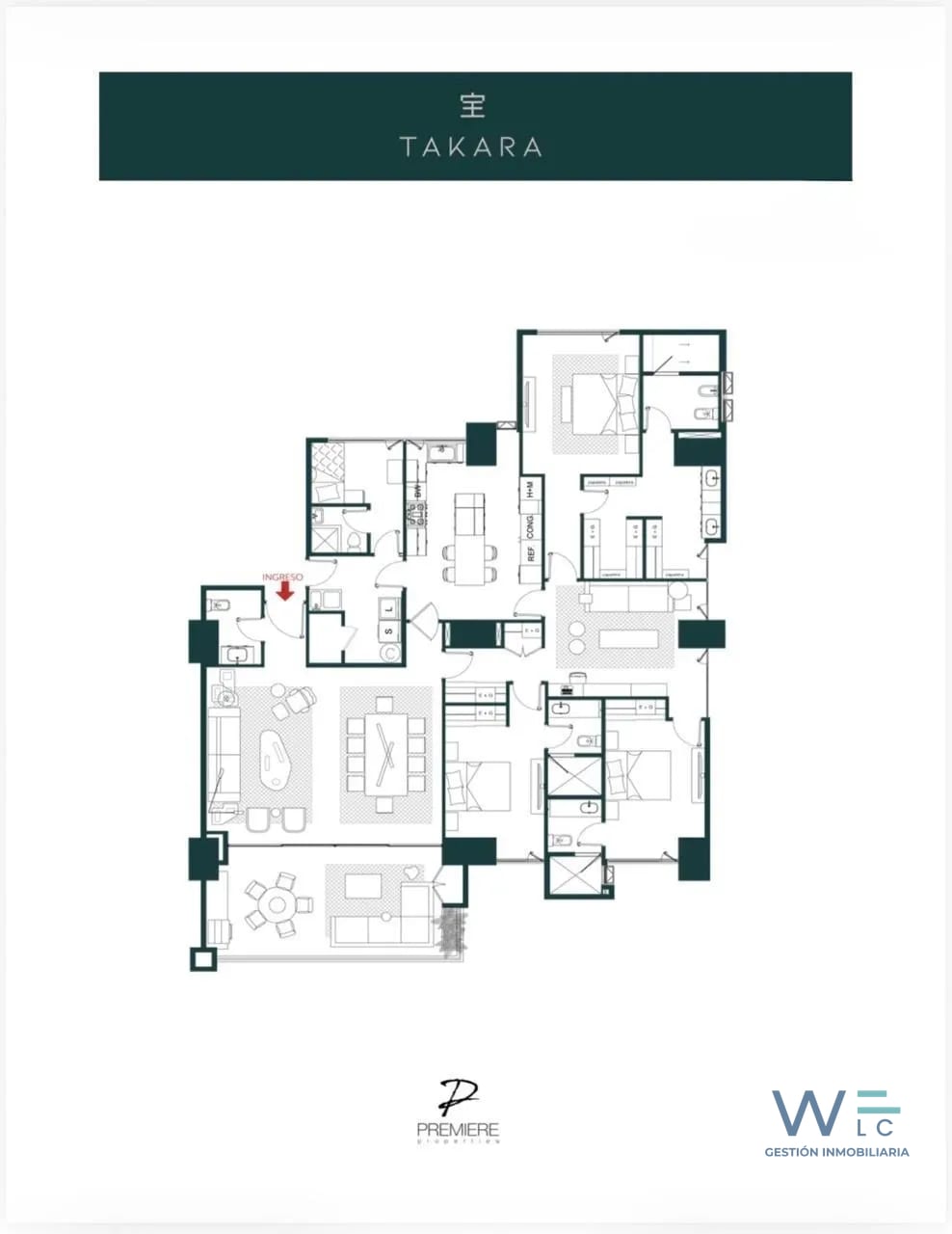Exclusivo Apartamento en Venta Zona 14 — Apartamento en Venta en Zona 14, Guatemala, Ciudad — foto 5 de 6