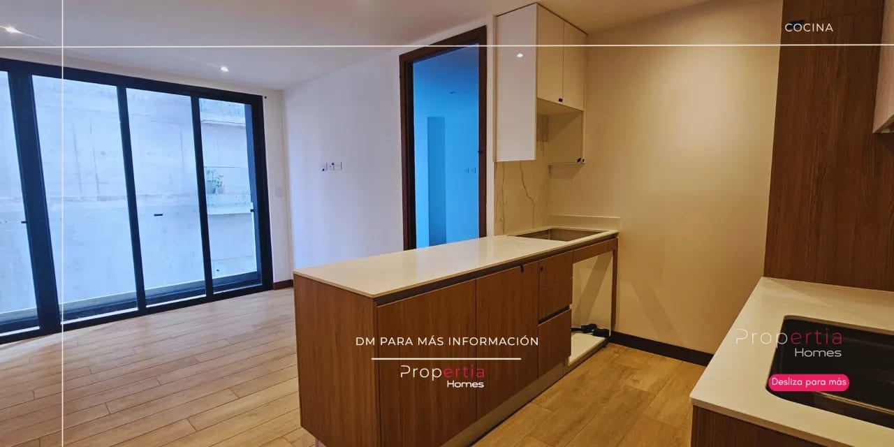 Cocina — Apartamento en Renta a Estrenar en Zona 15 — Apartamento en Alquiler en Hessen Apartamentos, Zona 15, Guatemala, Ciudad — foto 2 de 17