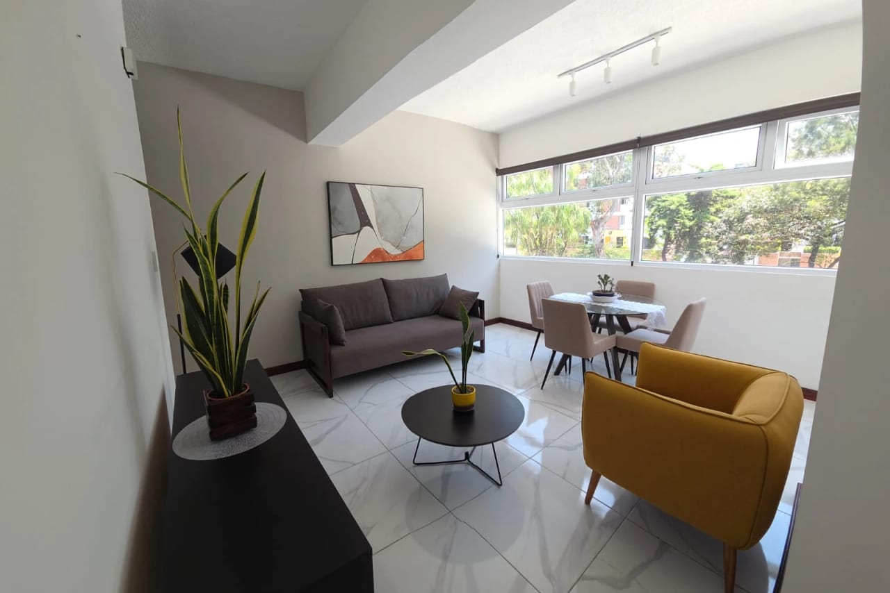 RENTO APTO AMUEBLADO ZONA 13 VISTALAGO REF.6926 *60 M2, 1 HAB, 1 BAÑO, 1 PARQUEO — Apartamento en Alquiler en Zona 13, Guatemala, Ciudad — foto 4 de 14