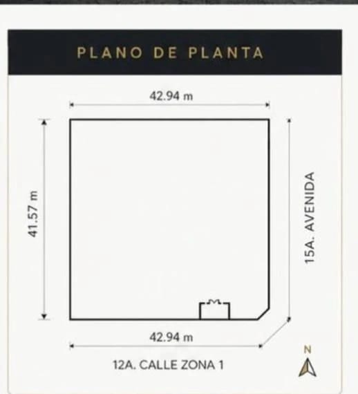 Vendo Terreno en Esquina Sobre 12 Calle Zona 1, Gerona — Terreno en Venta en Zona 1, Guatemala, Ciudad — foto 2 de 2