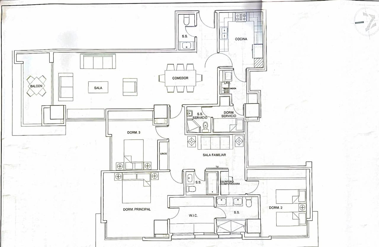 Vendo/rento Apto Zona 10 Edif. Santa Sofia REF.6957 *183M2, 3 Hab — Apartamento en Venta en Zona 10, Guatemala, Ciudad — foto 1 de 17