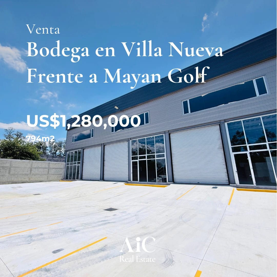 Bodega Amplia Excelente Ubicacion 794MTS Villa Nueva Frente a Mayan Go — Bodega / Ofibodega en Venta en Mayan Golf, Villa Nueva, Guatemala, Ciudad — foto 1 de 9