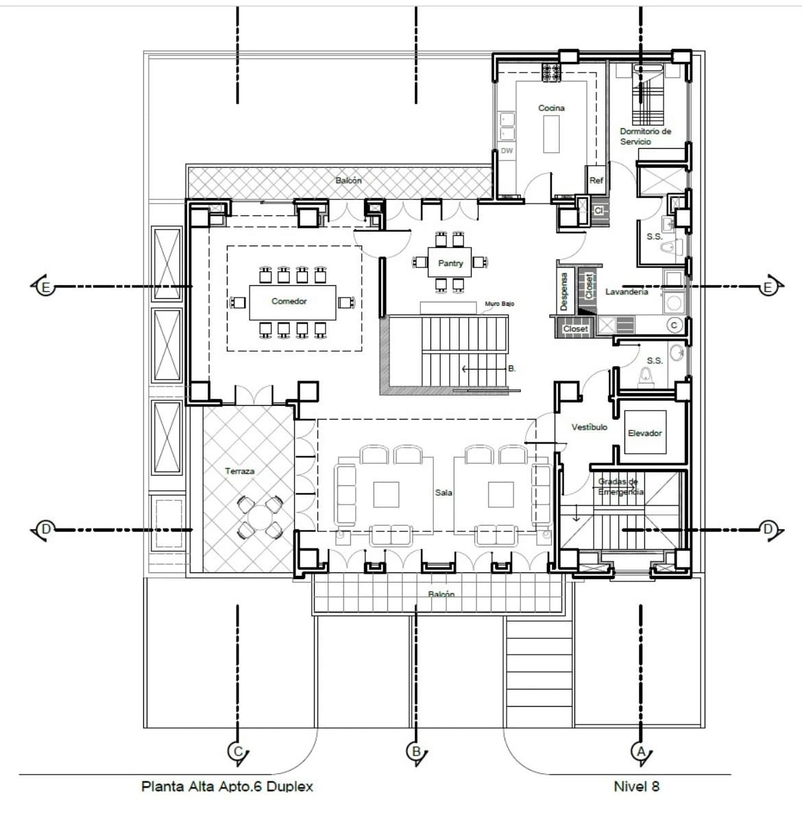 Apartamento de 4 dormitorios de 452 metros en zona14 — Apartamento en Alquiler en Zona 14, Guatemala, Ciudad — foto 8 de 10
