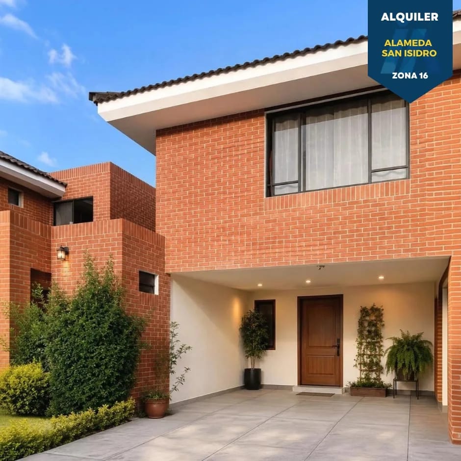 CASA EN ALQUILER CONDOMINIO ALAMEDAS DE SAN ISIDRO ZONA 16 — Casa en Alquiler en Zona 16, Guatemala, Ciudad — foto 4 de 11