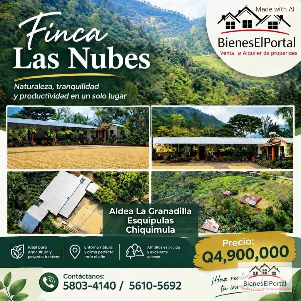 Finca en venta en Esquipulas, Aldea La Granadilla — Finca en Venta en Esquipulas, Chiquimula — foto 1 de 1