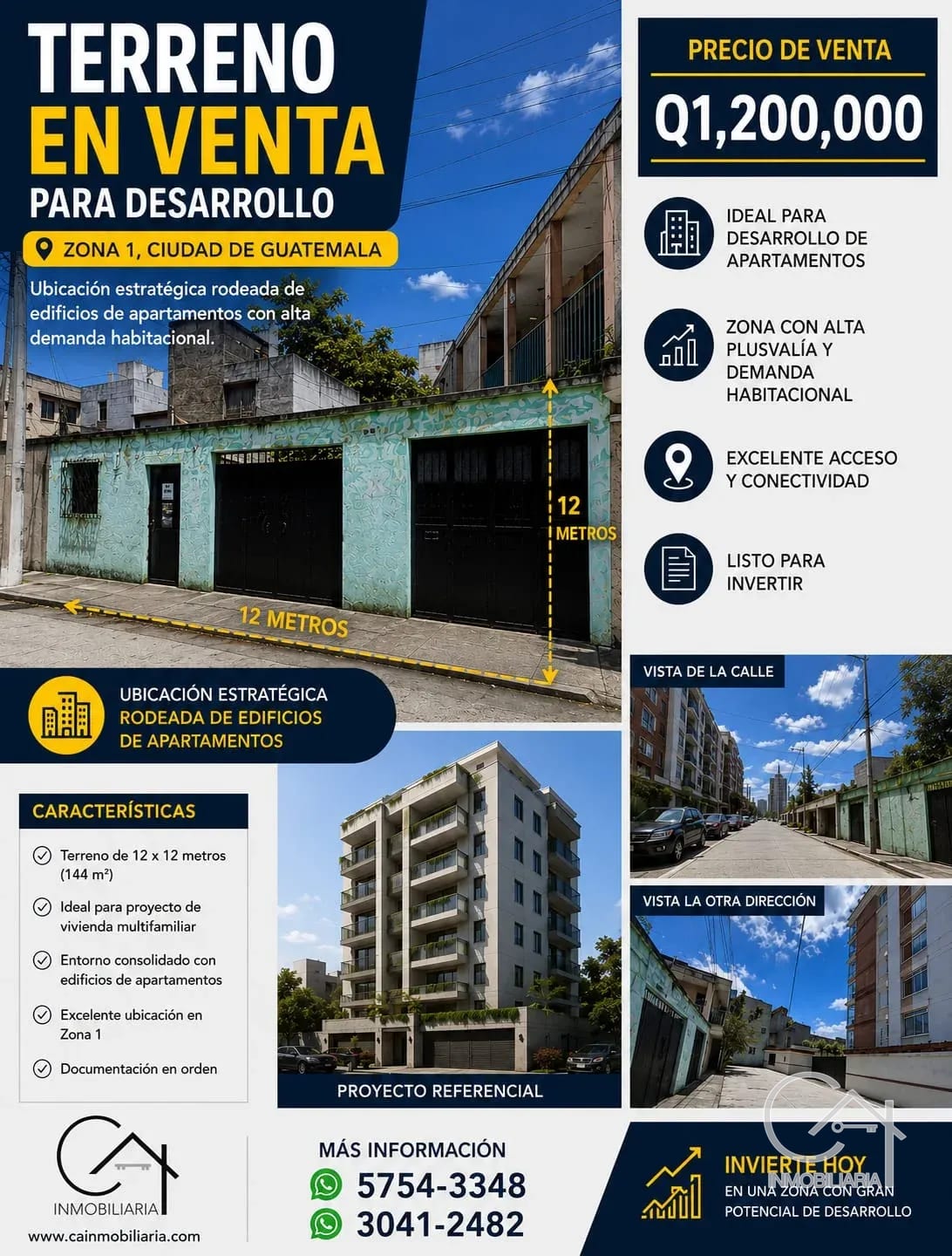Terreno en venta en zona 1 — Terreno en Venta en Zona 1, Guatemala, Ciudad — foto 2 de 2
