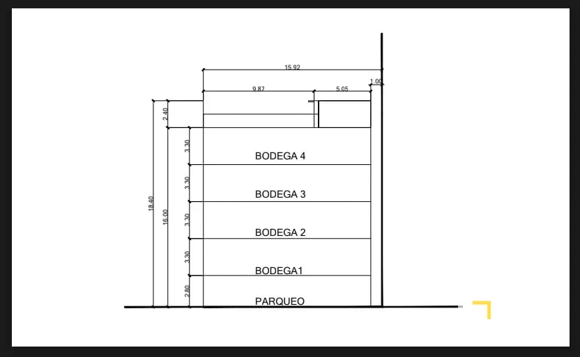 Bodegas en venta en zona 3, edificio de 4 niveles, 257m2 — Bodega / Ofibodega en Venta en Zona 3, Guatemala, Ciudad — foto 2 de 4