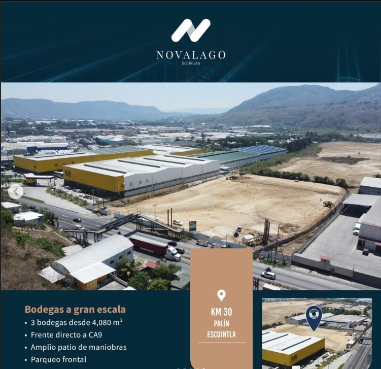 Nave industrial de 3575 mts2 en Amatitlan . Ubicacion Estrtegica. Hub Logistico. — Bodega / Ofibodega en Alquiler en Amatitlán, Amatitlán, Guatemala, Ciudad — foto 1 de 1