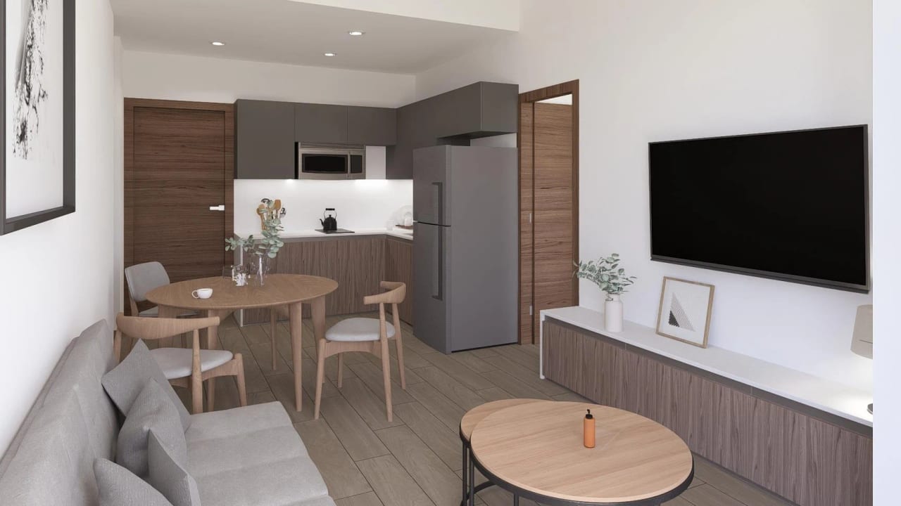 Apartamentos tipo estudio en Zona 10 (Opción 1) — Apartamento en Venta en Zona 10, Guatemala, Ciudad — foto 1 de 10