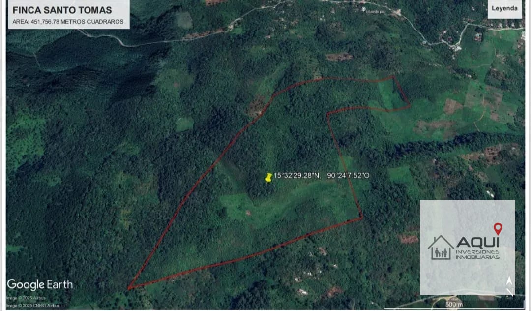 Se Vende 1 Caballería en Cobán — Terreno en Venta en Cobán, Alta Verapaz — foto 1 de 3