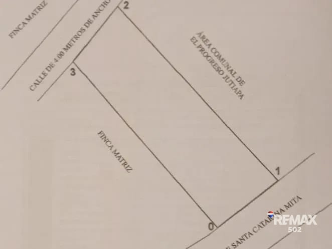 Terreno en venta en Cantón Las Flores, El Progreso, Jutiapa — Terreno en Venta en El Progreso, Jutiapa — foto 4 de 5