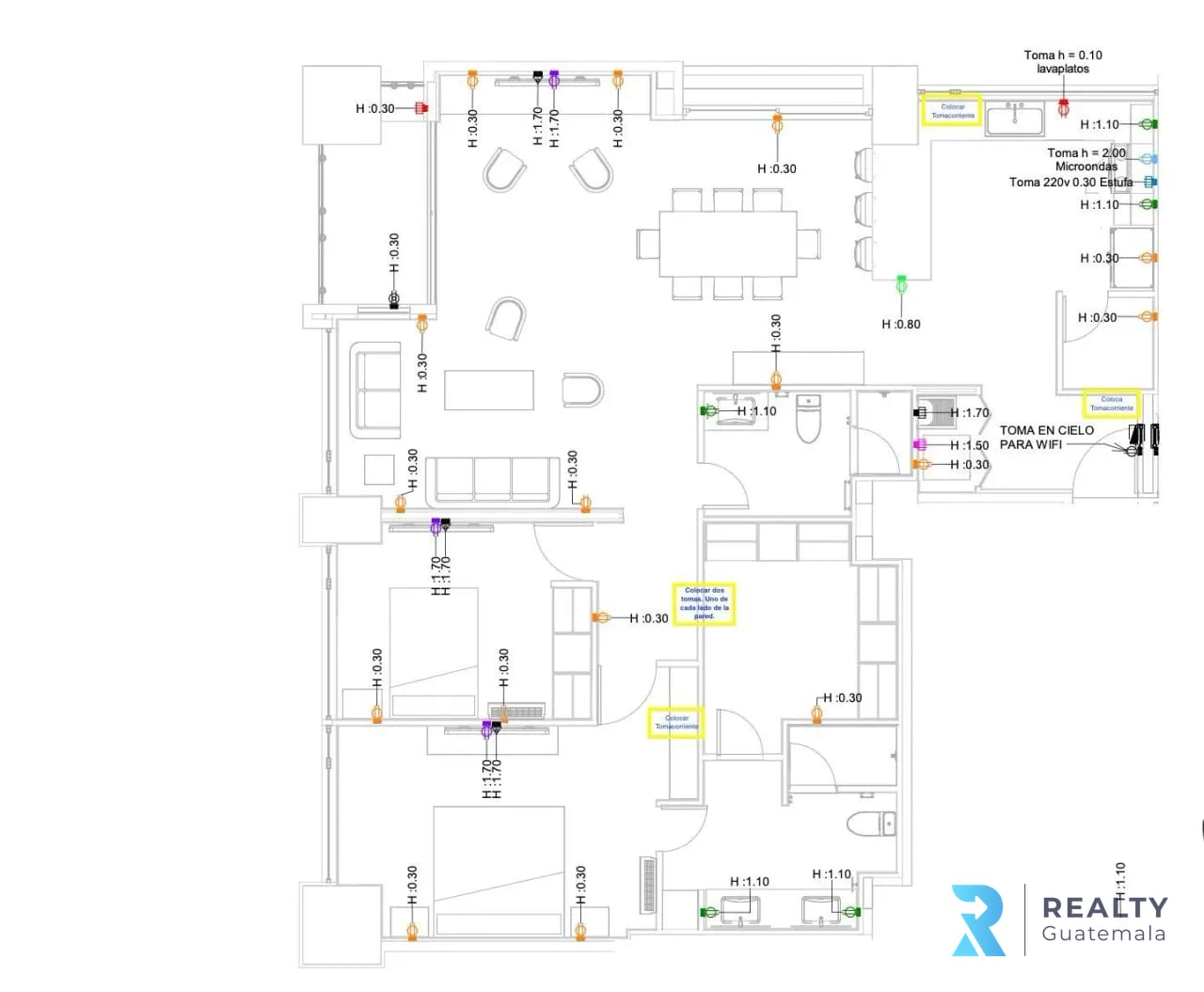 VENDO Apartamento Zona 13, Elemento Norte Diseño personalizado!!! — Apartamento en Venta en Elemento Plaza Berlín, Zona 13, Guatemala, Ciudad — foto 7 de 8