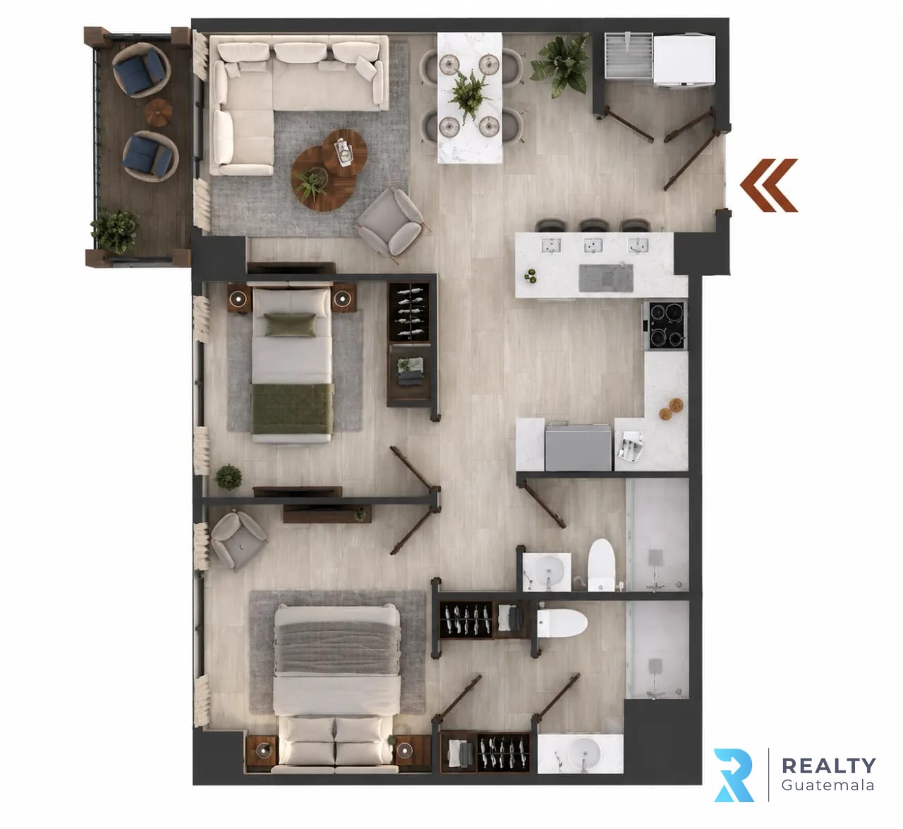 Vendo Apartamento Lirios V, Zona 16 , Cayalá entrega 2027 — Apartamento en Venta en Zona 16, Guatemala, Ciudad — foto 2 de 6