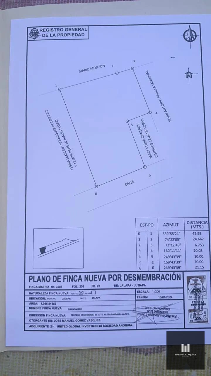 Bello Terreno En Venta En Ciudad Palmeras Jalapa — Terreno en Venta en Jalapa, Jalapa — foto 5 de 5