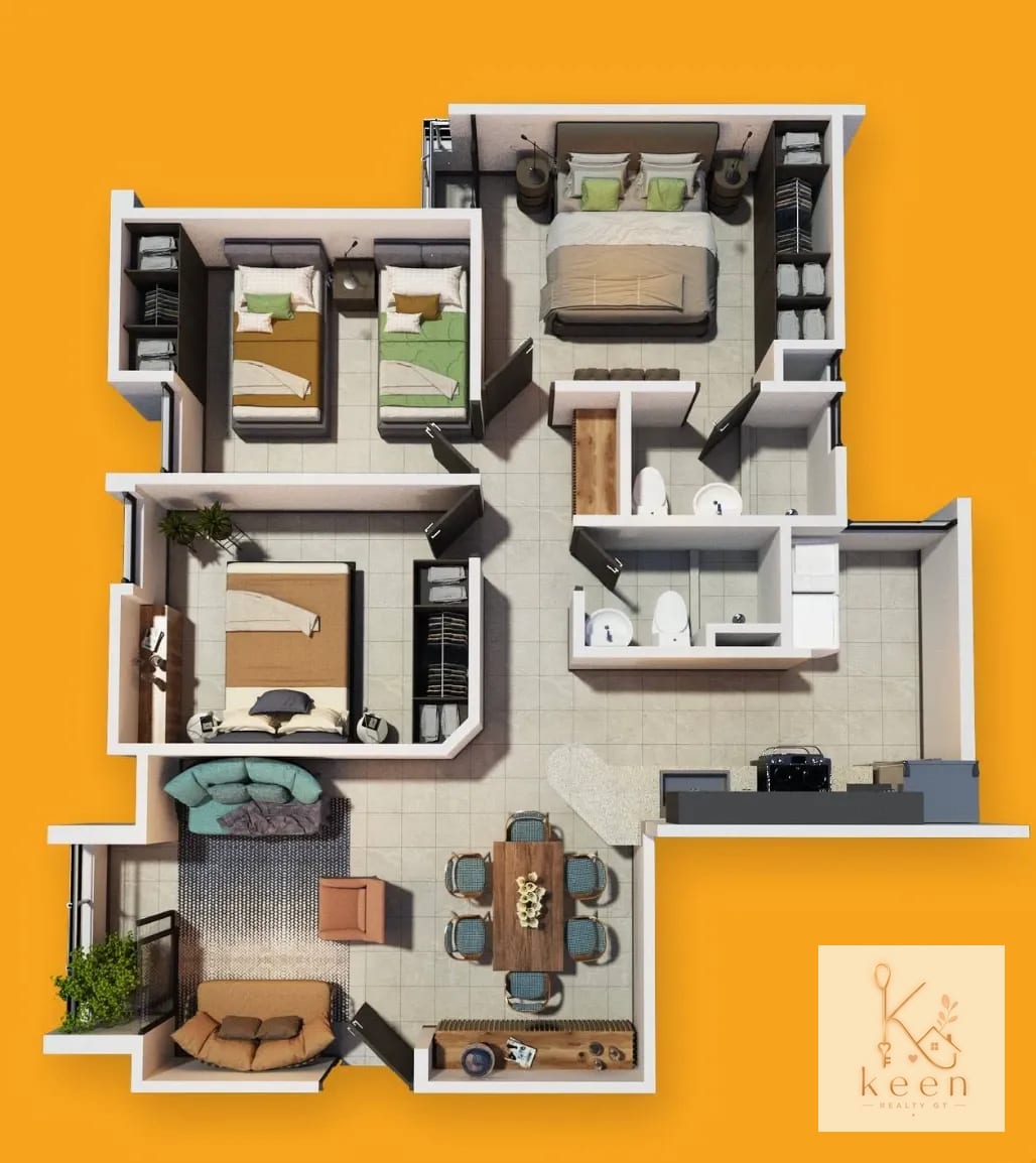 Apartamento en Alquiler Alta Villa el Naranjo — Apartamento en Alquiler en Alta Villa el Naranjo, Zona 11 Mixco, Guatemala, Ciudad — foto 9 de 9