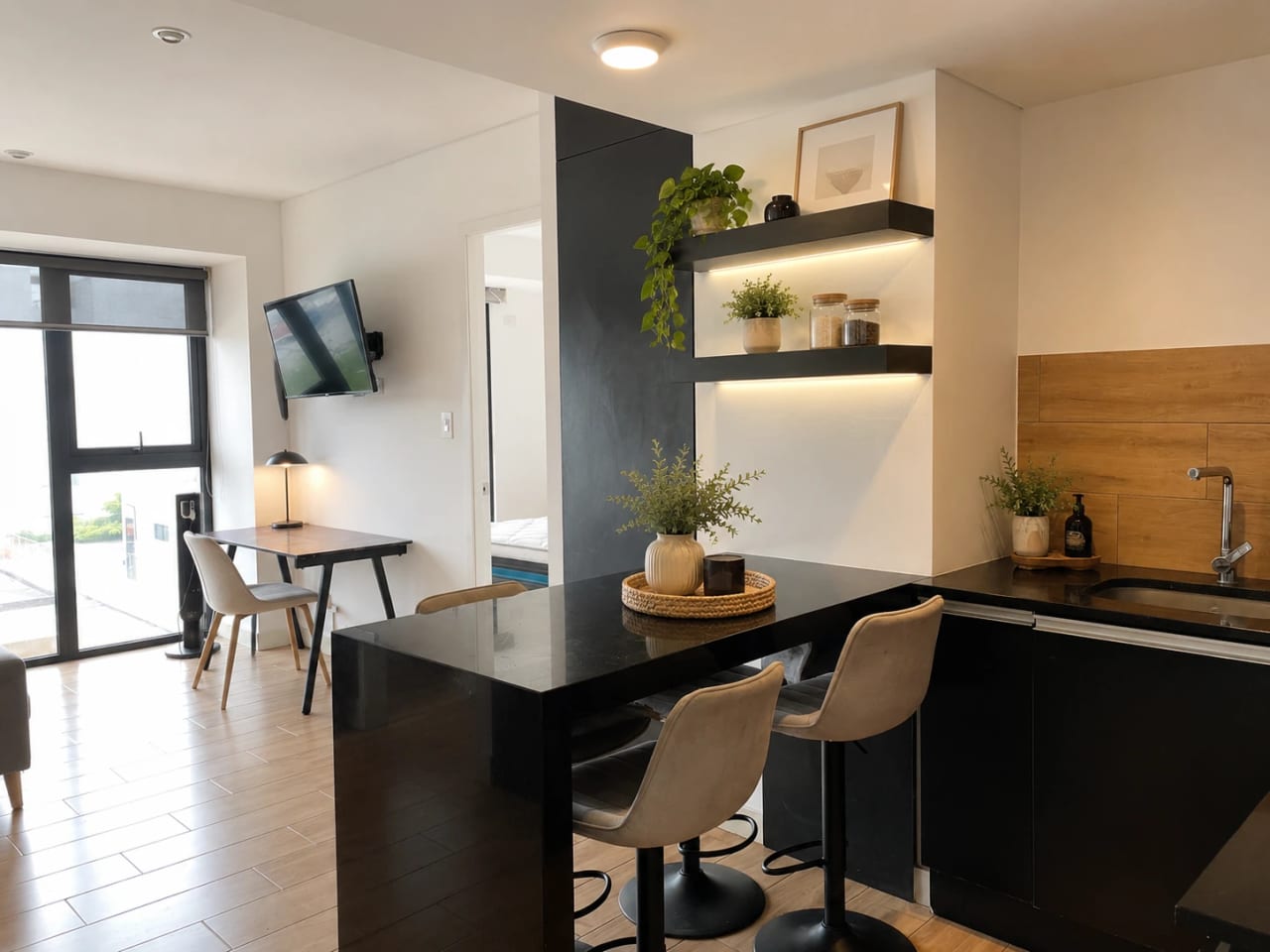 Apartamento Amueblado de 2 Habitaciones en zona 4 - Image 1
