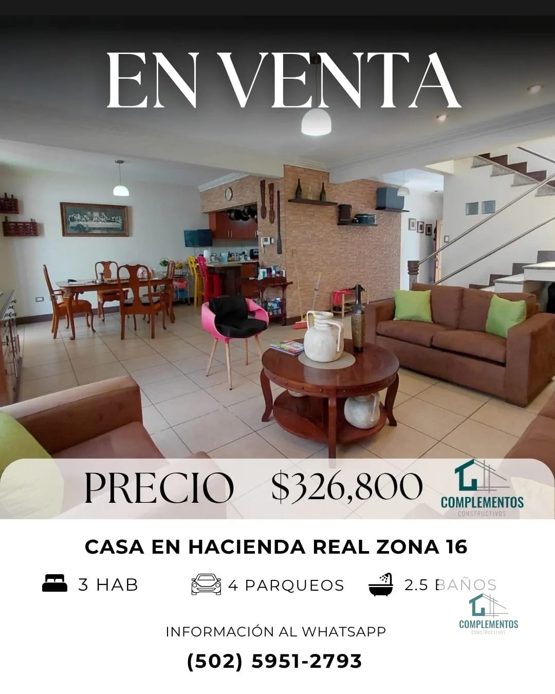 Hacienda Real, Casa en Venta zona 16, 3hab. 240 m² — Casa en Venta en Hacienda Real, Zona 16, Guatemala, Ciudad — foto 1 de 9
