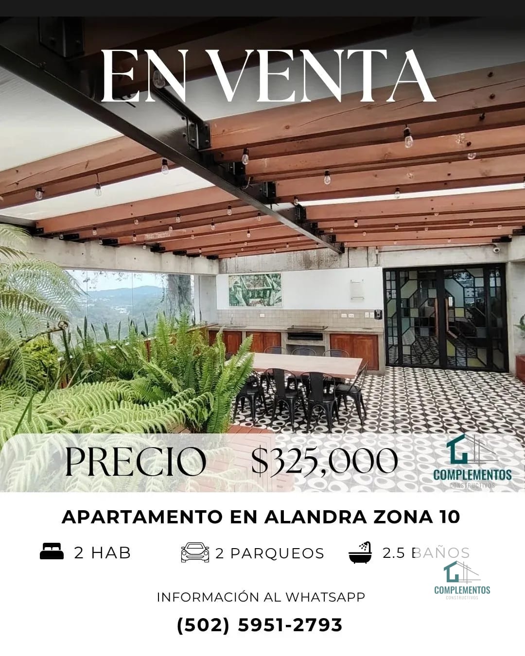 Alandra, Apartamento en Venta zona 10, 2 hab. 136m² — Apartamento en Venta en Zona 10, Guatemala, Ciudad — foto 1 de 10
