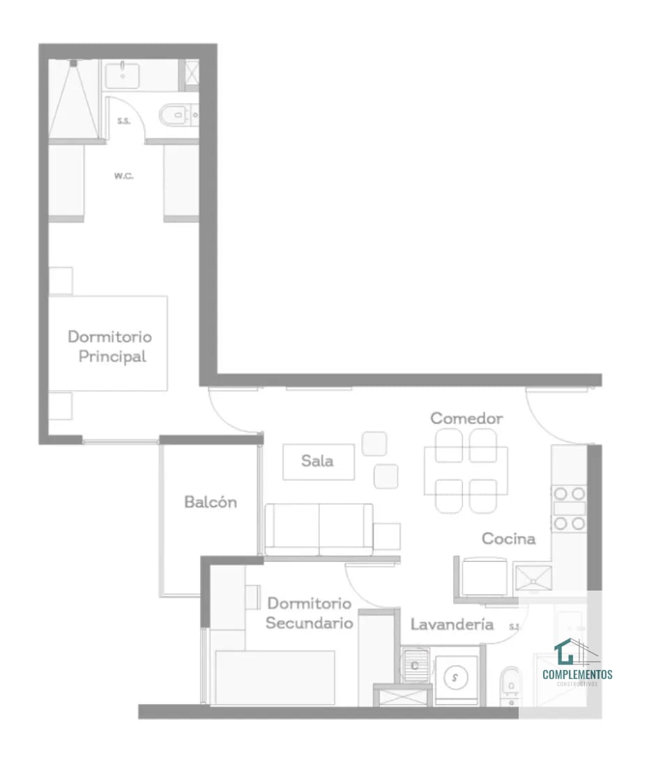 Vidalta, Apartamento en Venta zona 11, 2hab. 56.12 m² — Apartamento en Venta en Vidalta, Zona 11, Guatemala, Ciudad — foto 1 de 1