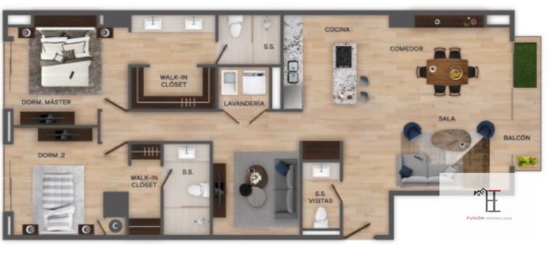 Rento apartamento en zona 15 VH1 Edificio Baden — Apartamento en Alquiler en Baden, Zona 15, Guatemala, Ciudad — foto 11 de 11