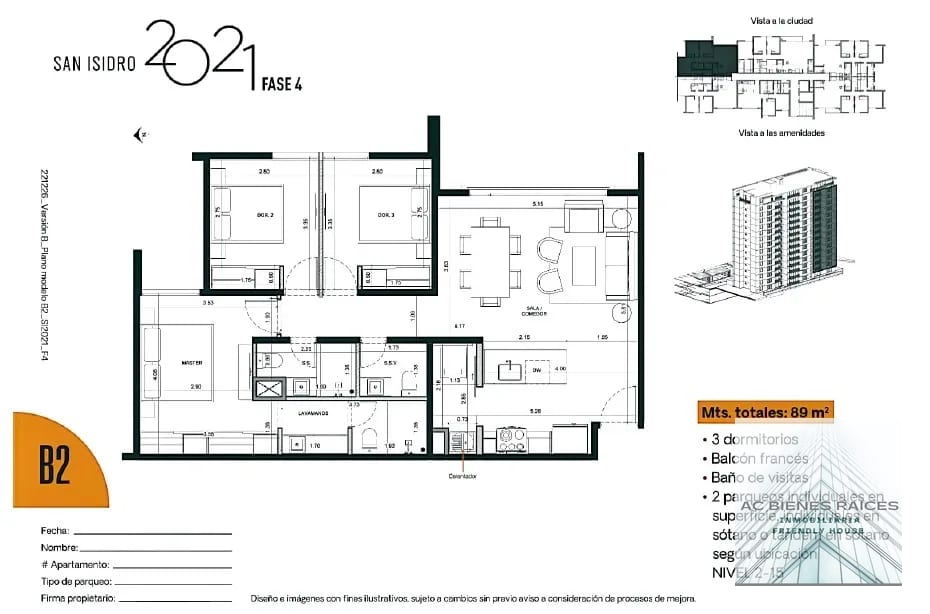 Venta de apartamento 2021 zona 16 — Apartamento en Venta en San Isidro 20/21, Zona 16, Guatemala, Ciudad — foto 4 de 4