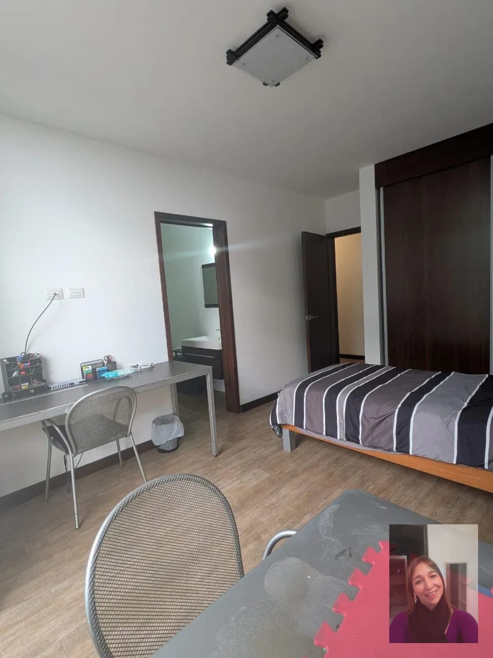 Dormitorio — Apto de 2 habitaciones totalmente equipado en Albero, Vista Hermosa — Apartamento en Venta en Álbero 15, Zona 15, Guatemala, Ciudad — foto 9 de 17