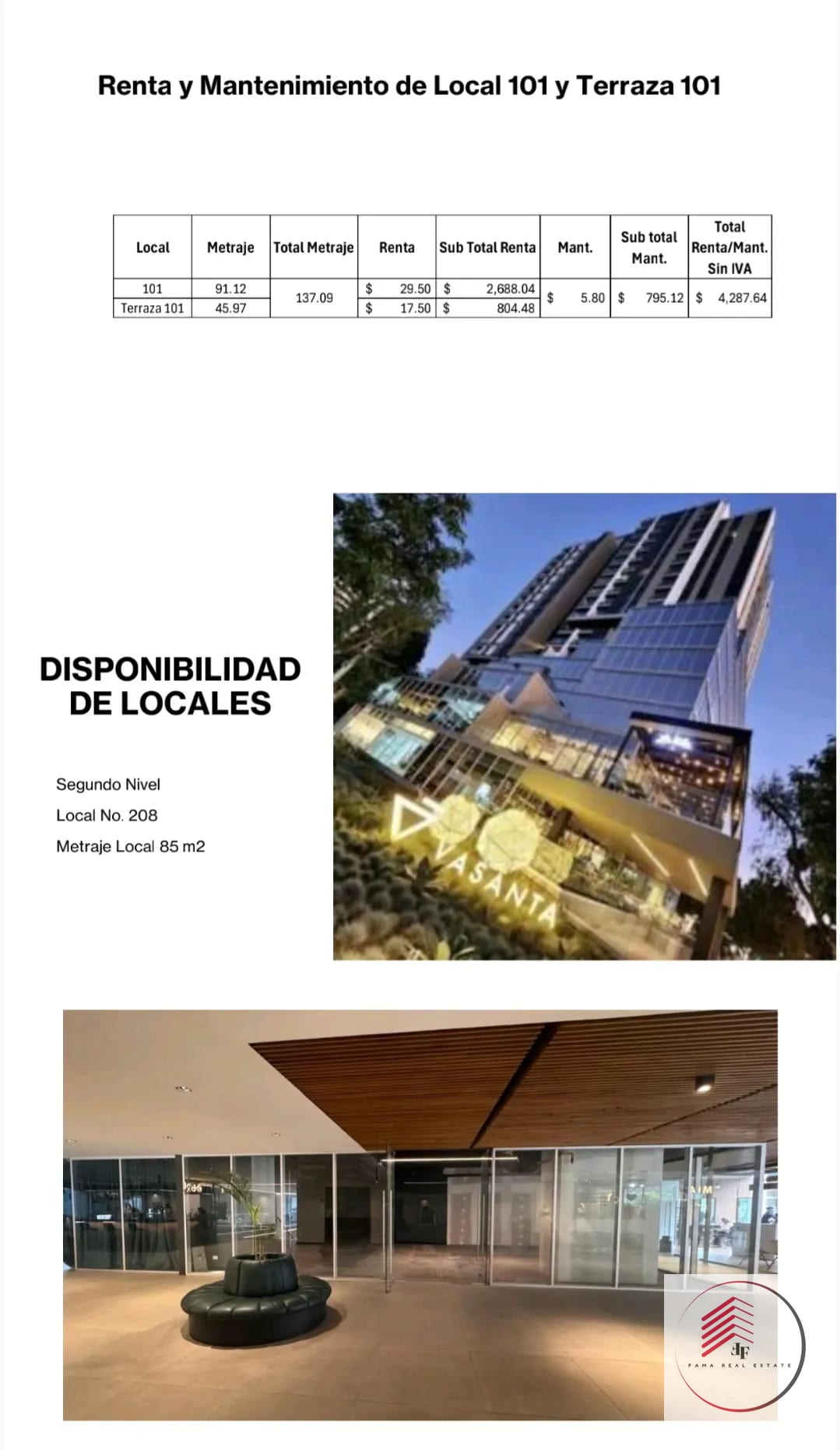Renta de Locales Comerciales en Exclusivo Edificio Vasanta Zona 10 — Local en Alquiler en Vasanta, Zona 10, Guatemala, Ciudad — foto 1 de 4