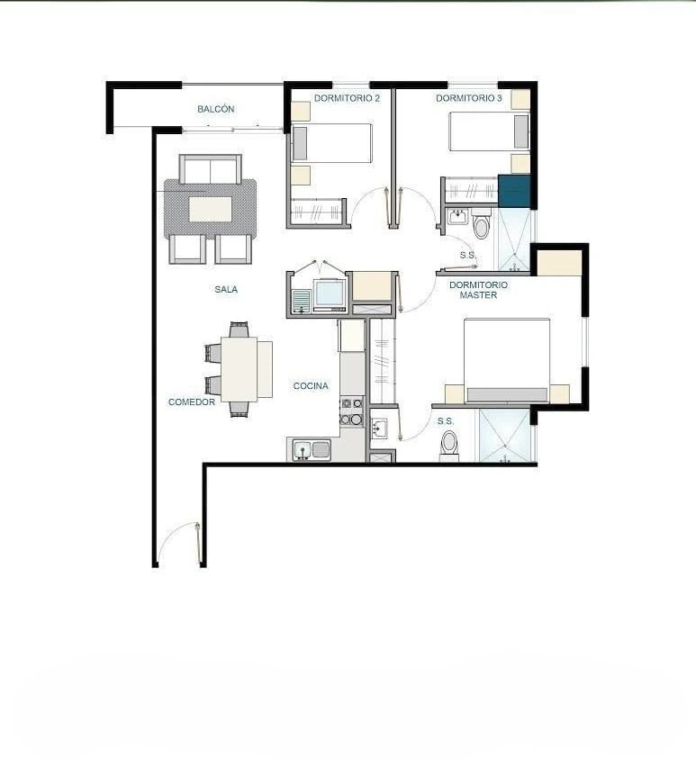 Apartamento en Venta Zona 11 cod. CA36862 — Apartamento en Venta en Zona 11, Guatemala, Ciudad — foto 7 de 11