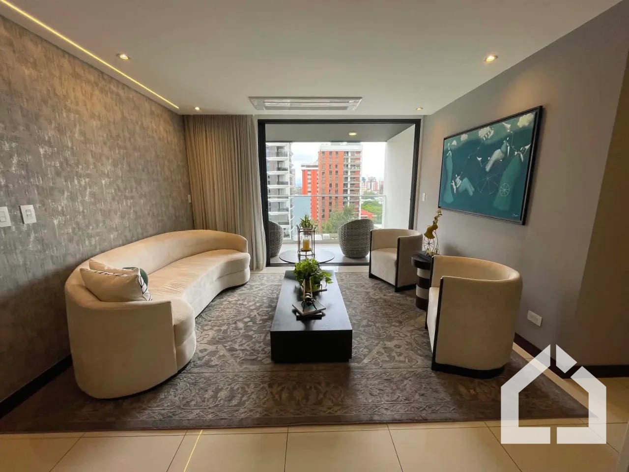 Exclusivo apartamento en renta de 3 habitaciones en Vasanta zona 10 — Apartamento en Alquiler en Vasanta, Zona 10, Guatemala, Ciudad — foto 1 de 17