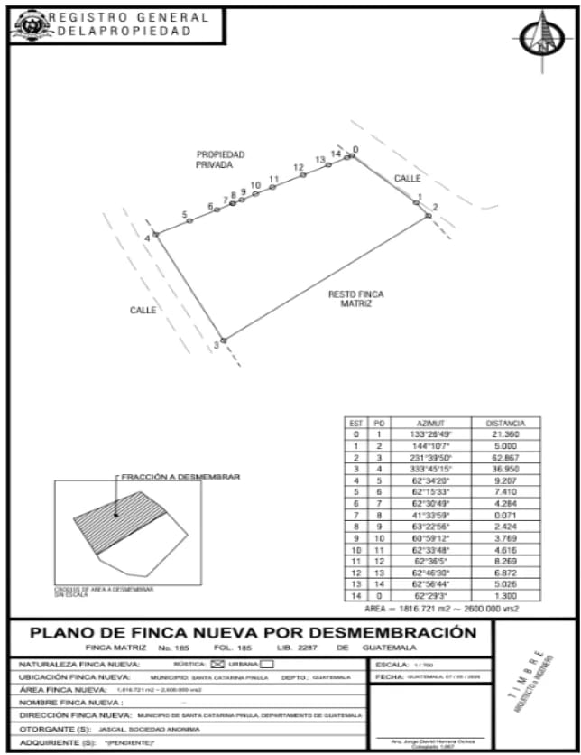 Medio Terreno en Venta San Miguel Buena Vista — Terreno en Venta en Santa Catarina Pinula, Guatemala, Ciudad — foto 6 de 7