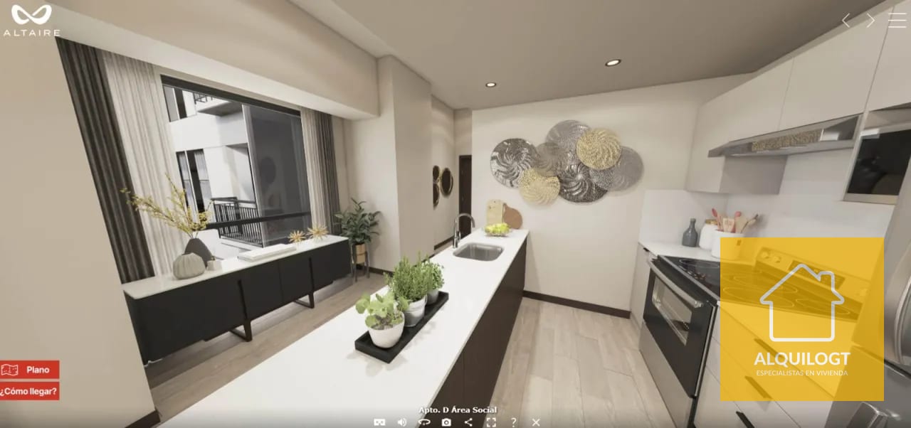 Apartamento en Avenida Mariscal Zona 11 de 3 Hab AGT3056 Altaire — Apartamento en Alquiler en Balmes 47, Zona 11, Guatemala, Ciudad — foto 1 de 11