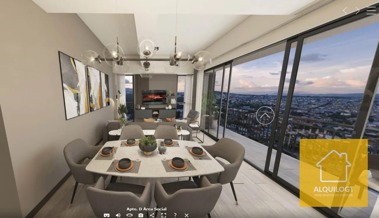 Apartamento en Avenida Mariscal Zona 11 de 3 Hab AGT3056 Altaire — Apartamento en Alquiler en Balmes 47, Zona 11, Guatemala, Ciudad — foto 4 de 11