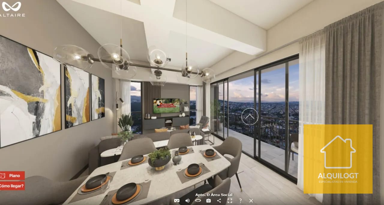 Apartamento en Avenida Mariscal Zona 11 de 3 Hab AGT3056 Altaire — Apartamento en Alquiler en Balmes 47, Zona 11, Guatemala, Ciudad — foto 5 de 11