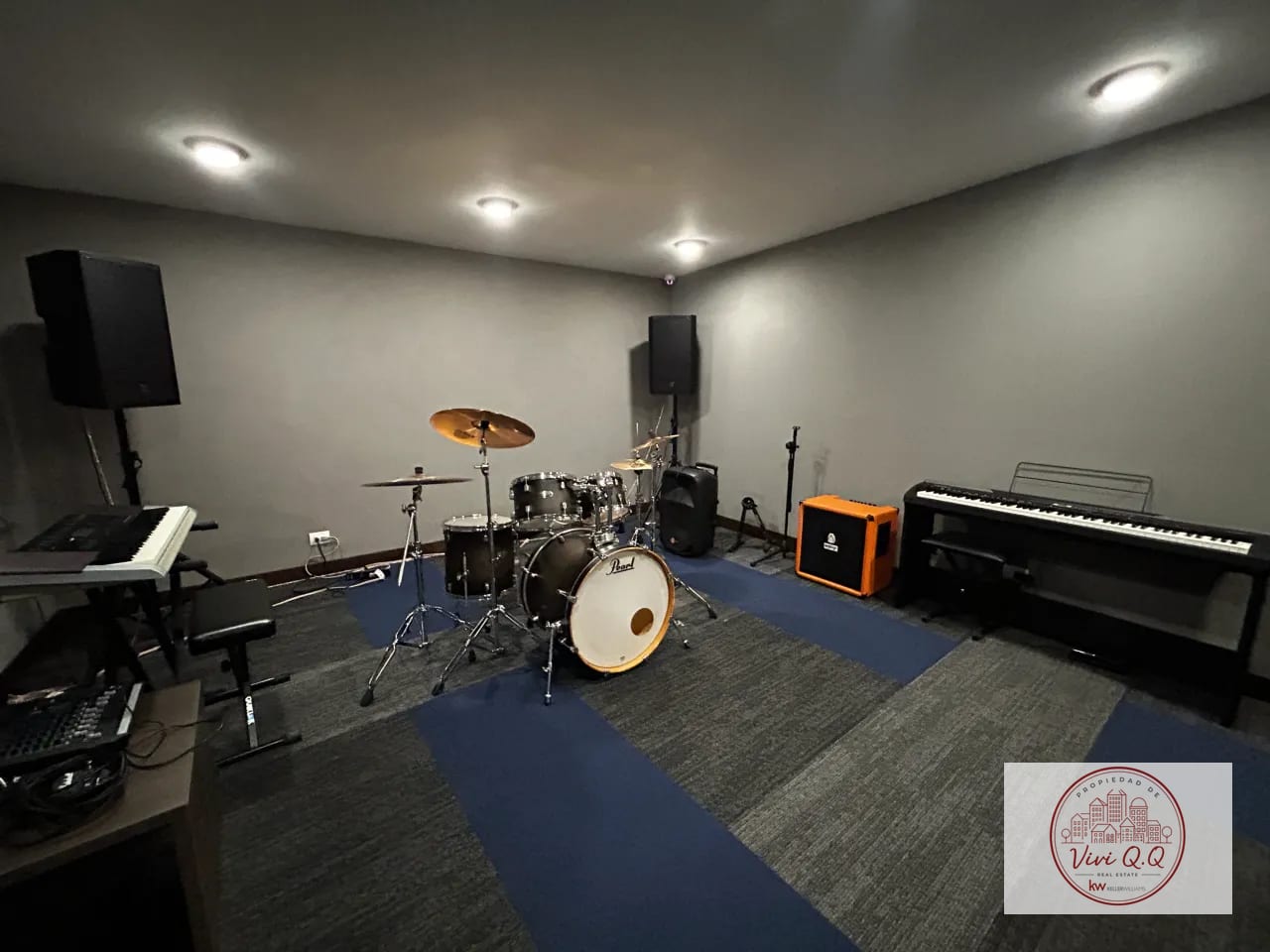 Sala de Ensayo Acústico — Apartamento Inteligente de Lujo en Renta Zona 14 — Apartamento en Alquiler en Ikonia, Zona 14, Guatemala, Ciudad — foto 12 de 17