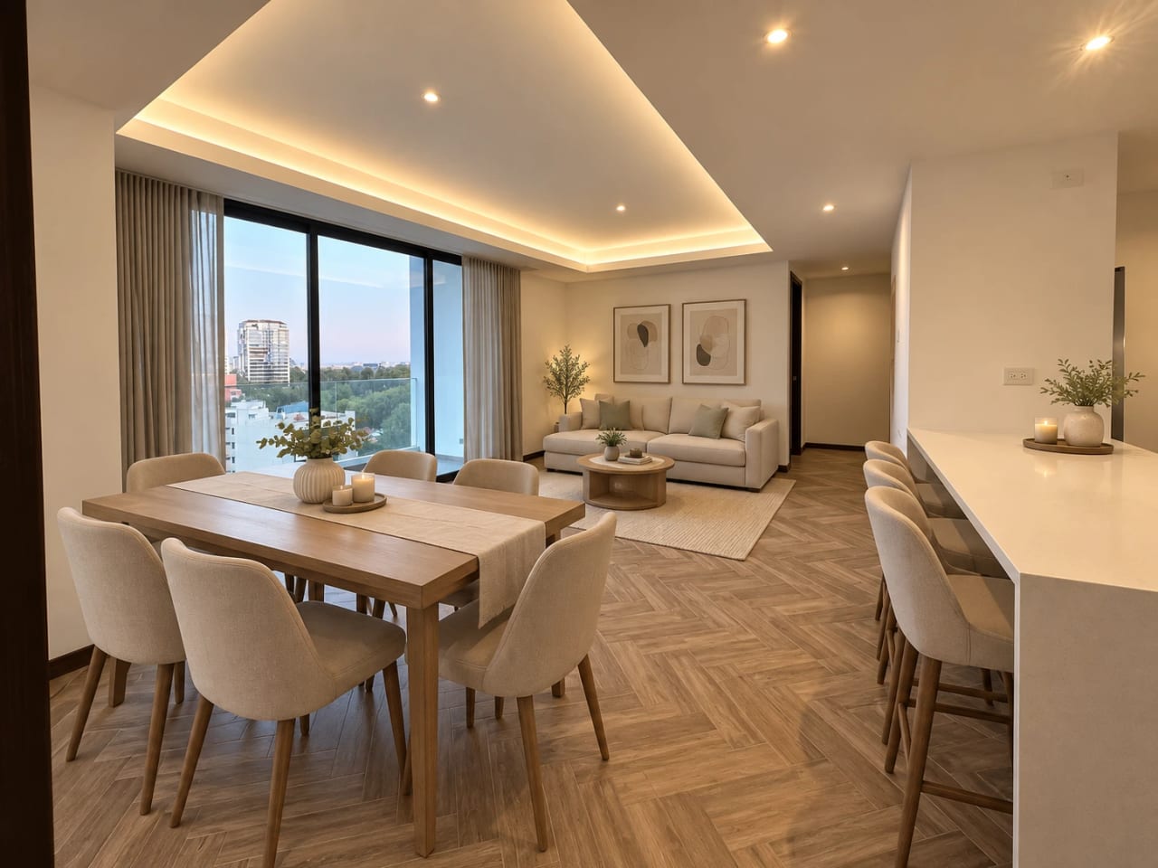Comedor — APARTAMENTO EN VENTA Edificio Naori Zona 10 — Apartamento en Venta en Naori, Zona 10, Guatemala, Ciudad — foto 1 de 15