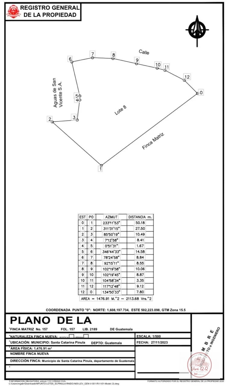 Terreno a la Venta Altos de San Vicente (interior Finca San Vicente) — Terreno en Venta en Santa Catarina Pinula, Guatemala, Ciudad — foto 5 de 5