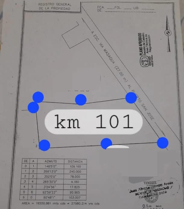 PROPIEDAD EN VENTA 28,000 VARAS CUADRADAS — Terreno en Venta en Puerto Quetzal, Escuintla — foto 2 de 3