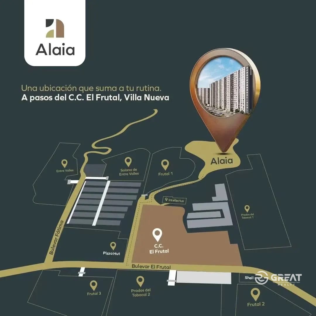 ESTRENA EN ALAIA EL FRUTAL! Apartamento Nuevo con Excelente Ubicación — Apartamento en Alquiler en Villa Nueva, Guatemala, Ciudad — foto 14 de 14