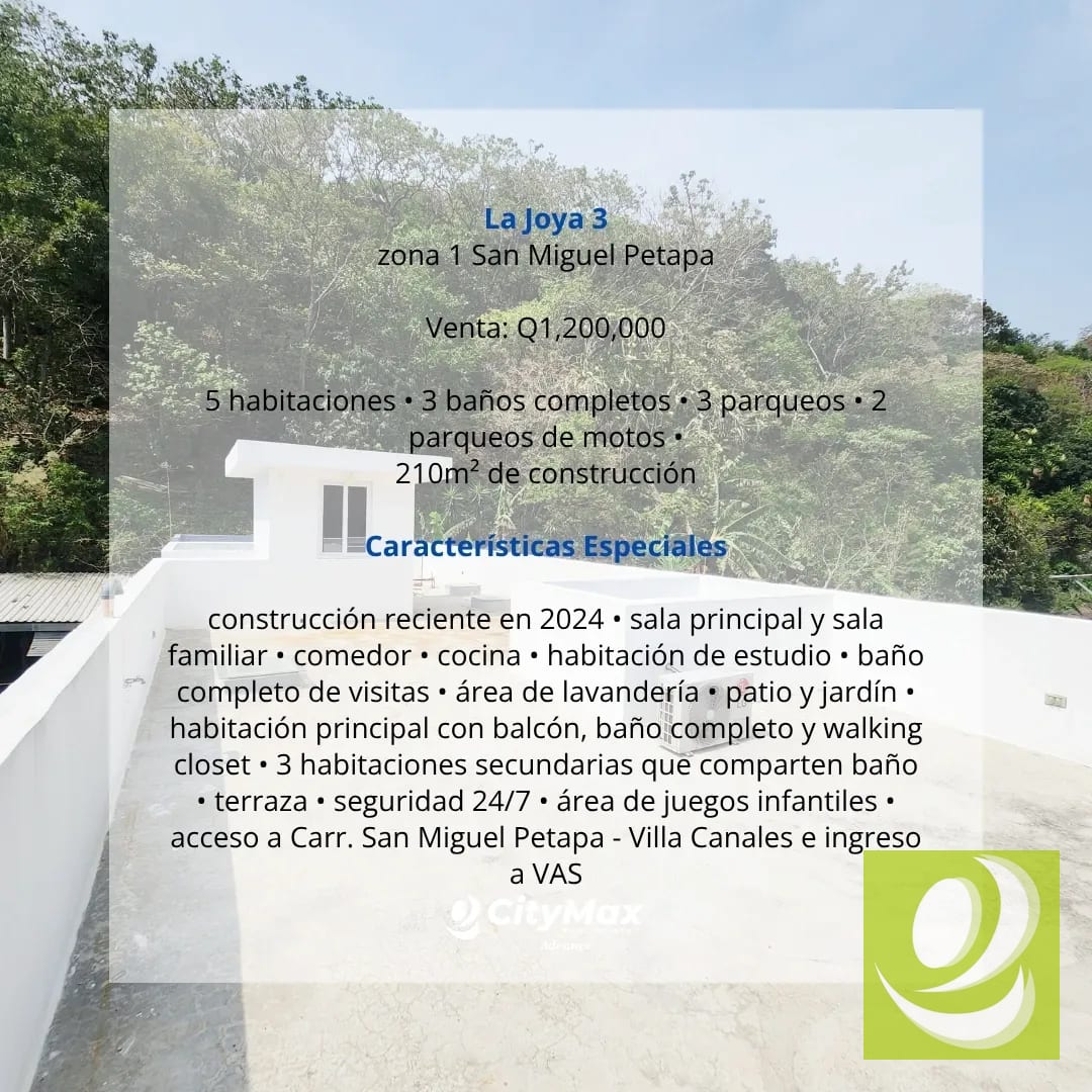 Casa en Venta en zona 1 San Miguel Petapa — Casa en Venta en San Miguel Petapa, Guatemala, Ciudad — foto 7 de 8
