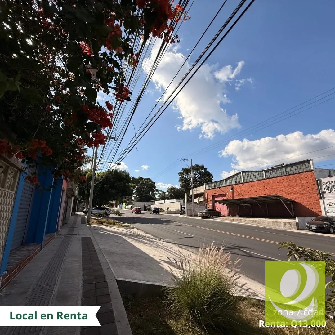 Local en renta en zona 7 — Local en Alquiler en Zona 7, Guatemala, Ciudad — foto 1 de 6
