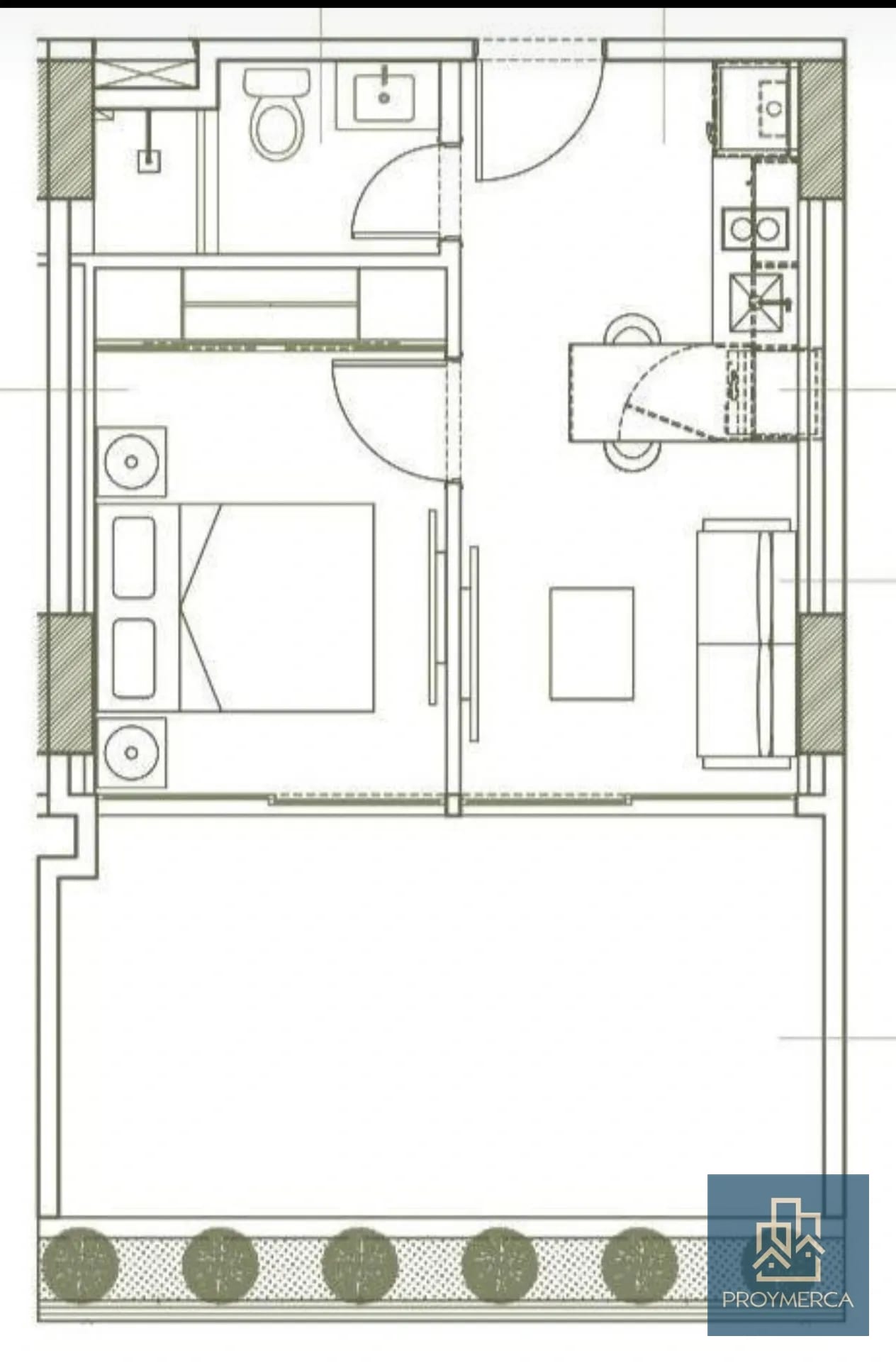 Apartamento con Terraza en Alquiler zona 13 — Apartamento en Alquiler en Zona 13, Guatemala, Ciudad — foto 8 de 14