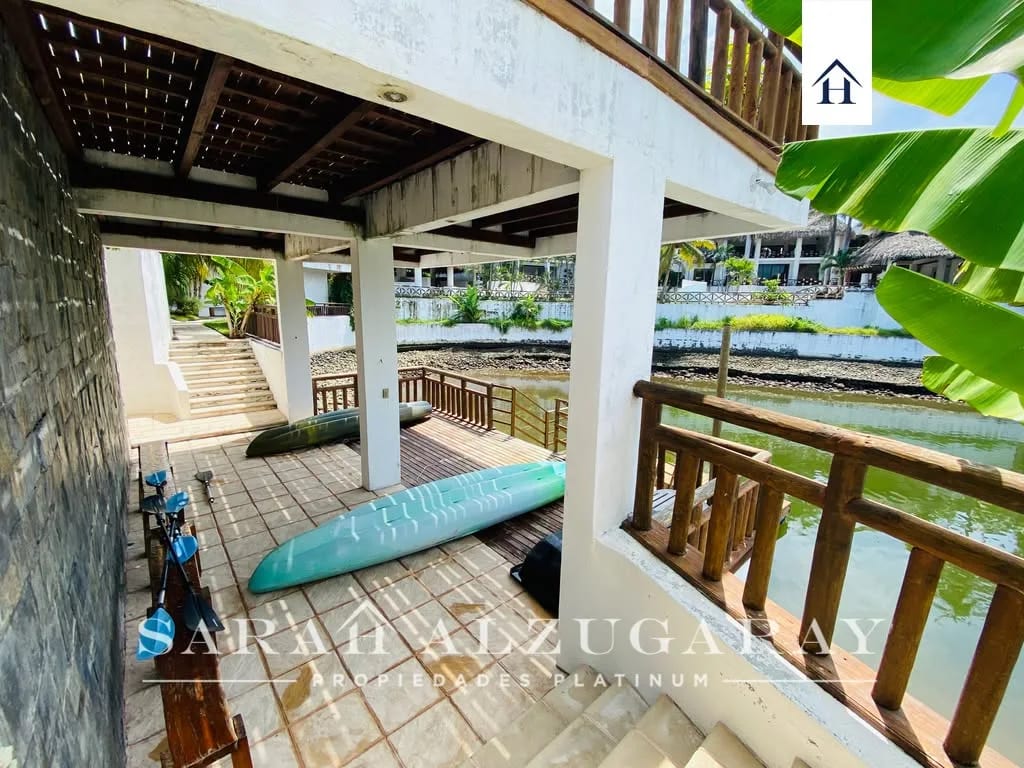 Casa de Playa a Orilla del Canal 9 Hab | Marina del Sur Juan Gaviota — Casa vacacional en Venta en Juan Gaviota Marina del Sur, Puerto San José, Escuintla — foto 10 de 11