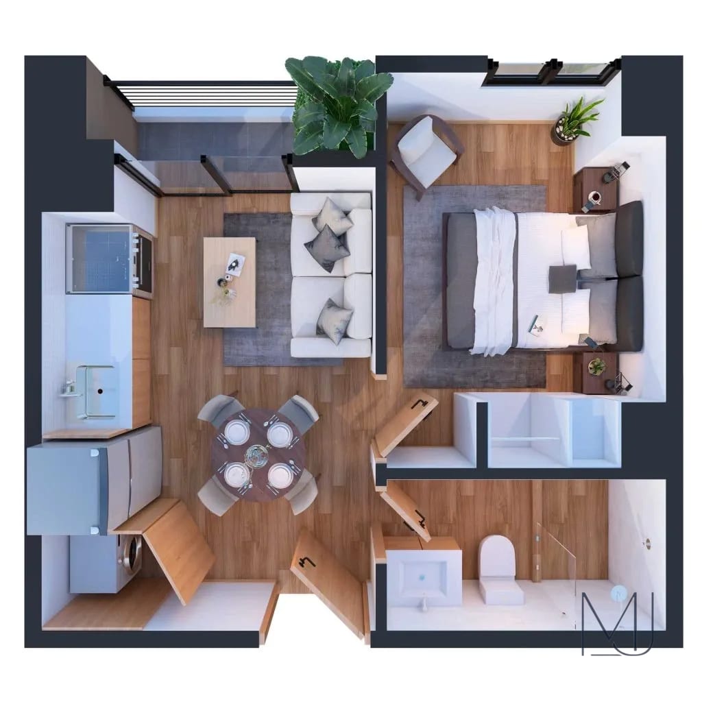 Apartamento En Planos | Vila Doce | Zona 12 | Espacios para disfrutar cada día — Apartamento en Venta en Zona 12, Guatemala, Ciudad — foto 2 de 3