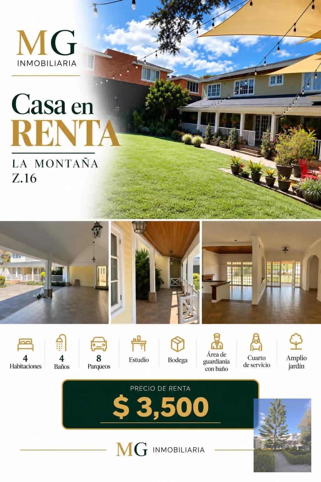Alquiler Casa Zona 16 La Montaña — Casa en Alquiler en Zona 16, Guatemala, Ciudad — foto 1 de 1