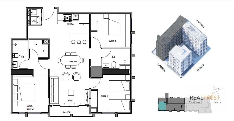 Apartamento en Venta Atarah zona 10 — Apartamento en Venta en Zona 10, Guatemala, Ciudad — foto 2 de 13