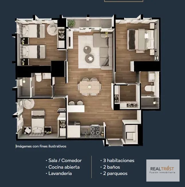 Apartamento en Venta Atarah zona 10 — Apartamento en Venta en Zona 10, Guatemala, Ciudad — foto 13 de 13