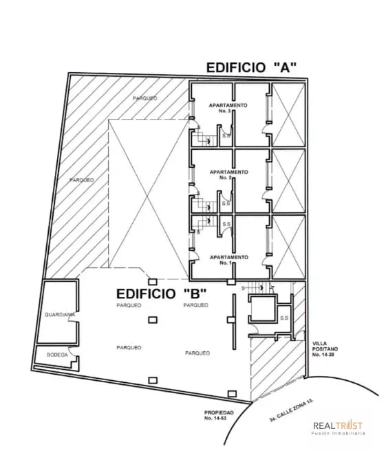 Propiedad en VENTA con 2 Edificios de Apartamentos en zona 13 — Edificio en Venta en Zona 13, Guatemala, Ciudad — foto 2 de 5
