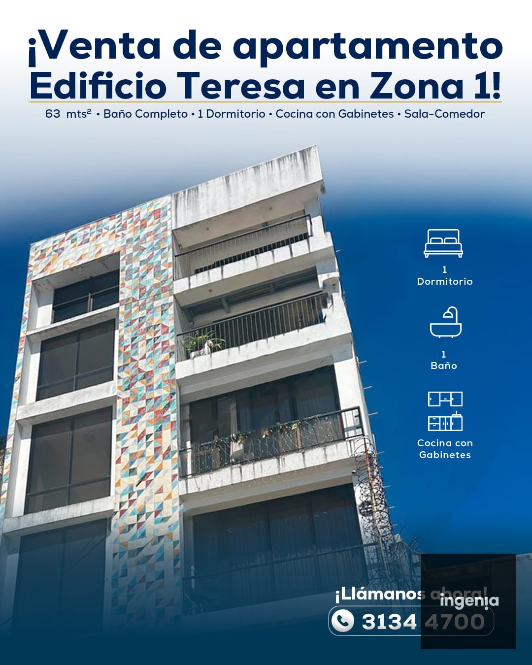 Apartamento en Venta en Centro Histórico, Zona 1 — Apartamento en Venta en Centro Vivo, Zona 1, Guatemala, Ciudad — foto 1 de 5