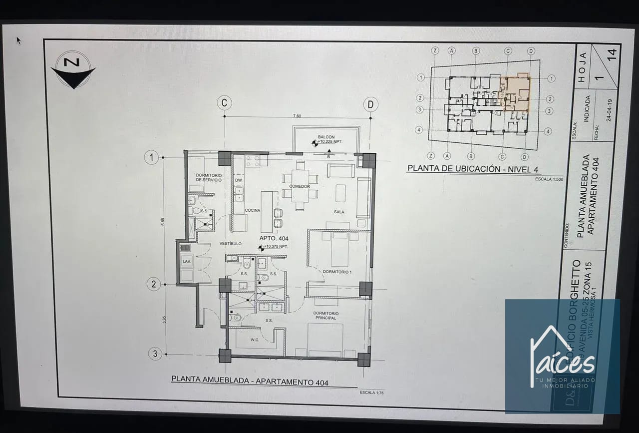 Apartamento en Venta en Edificio Borghetto VH1 en nivel medio bajo *20 — Apartamento en Venta en Borguetto, Zona 15, Guatemala, Ciudad — foto 10 de 14