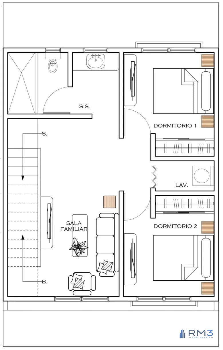 Segundo Nivel — Casas en venta Balcones de San Cristobal, Condominio VENTI — Casa en Venta en Zona 8 Mixco, Guatemala, Ciudad — foto 5 de 15